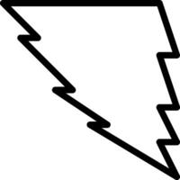 Outline Flash Eps Icon vector