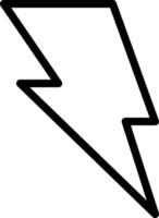 Outline Flash Icon vector