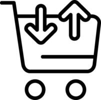 Outline Cross Selling Eps Icon vector