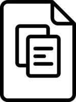 Copy Document Eps Icon vector