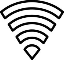 Wi Fi Outline Style Eps Icon vector