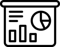 Data Analytics Outline Style Icon vector