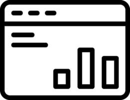 Reporting Support Outline Style Icon vector