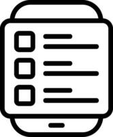 LMS Outline Style Icon vector