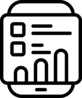 Performance Evaluation Outline Style Icon vector