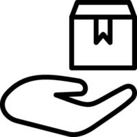 Donation Drive Outline Style Icon vector