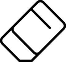 Eraser Outline Style Icon vector