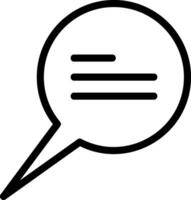 Message Outline Eps Icon vector