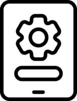 Software Update Outline Icon vector
