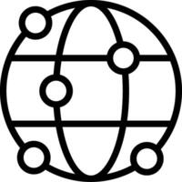 Networking Outline Icon vector
