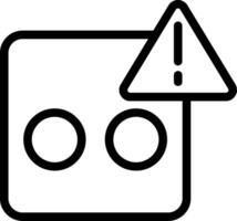 Flickr Outline Icon vector