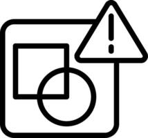 Byte Outline Icon vector