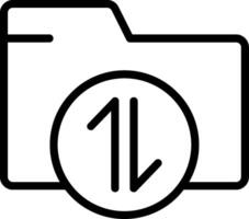 Transfer Data Icon vector