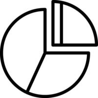 Analytics Chart Outline Icon vector