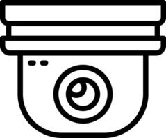 Security Camera Outline Icon vector