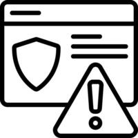 Access Denied Outline Icon vector