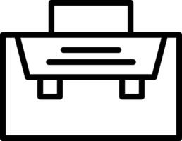 Outline Business Portfolio Icon vector
