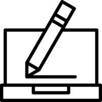 Create Drawing Edit Outline Icon vector