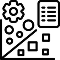 Support Machine Outline Icon vector