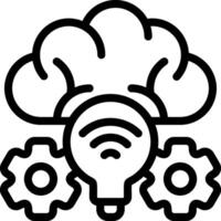 Scikit Learn Outline Icon vector
