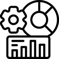 Data Science Outline Icon vector