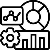 Data Visualization Outline Icon vector
