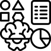 Feature Engineering Outline Icon vector