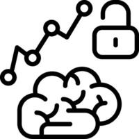 Growth Mindset Outline Icon vector