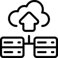 Backup Outline Icon vector