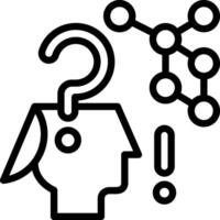 Perception Outline Style Icon vector
