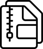 ZIP RAR or other archive formats vector