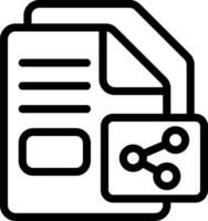 File shared with others vector