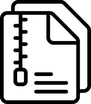 a largo plazo almacenado o más viejo versión de archivo vector