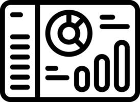 Dashboards Outline Style Icon vector