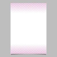 Geometrical halftone pattern brochure template - page graphic vector