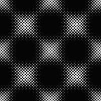 Geometrical black and white seamless dot pattern background - monochrome abstract graphic from circles vector