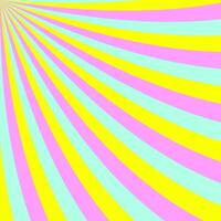 Geometric psychedelic multicolored swirling ray burst background design - hypnotic abstract illustration from colorful rays vector