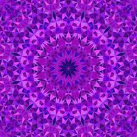 Polygonal purple geometrical dynamic radial triangle mosaic background design vector