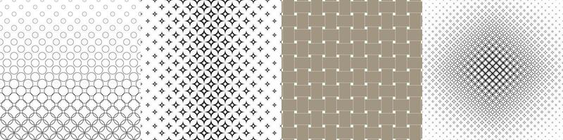 Geometrical pattern design collection vector