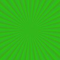 Geometric green abstract ray burst background vector