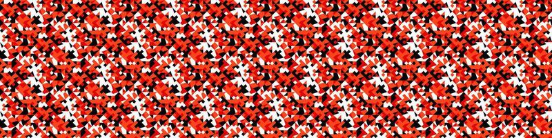 Geometrical abstract horizontal diagonal geometric pattern background - repetitive wide design in four colors vector