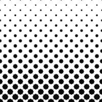 Abstract black and white curved octagon pattern vector