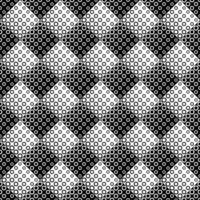 Abstract seamless black and white circle pattern background vector