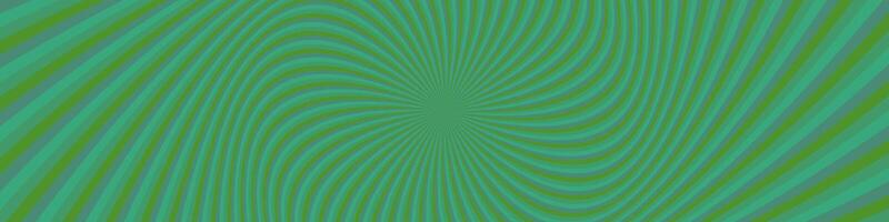 Geometrical green abstract psychedelic spiral vortex starburst background vector