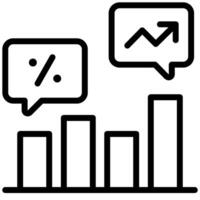 Metric Icon Design, Black And White Outline Icon Symbol vector