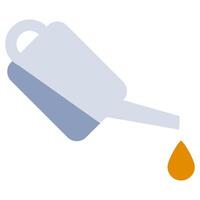 Oil Pressure Flat Design Style Icon - Car Service vector