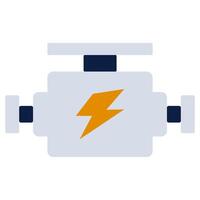 Engine Flat Design Style Icon - Car Service vector