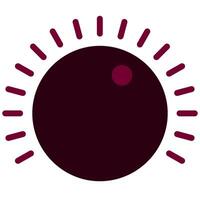 Volume Control Design Icon, Audio Element Flat Design Icon Symbol vector