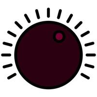 Volume Control Outline Design Icon, Audio Element Outline Design Icon Symbol vector