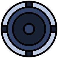 Speaker Outline Design Icon, Audio Element Outline Design Icon Symbol vector